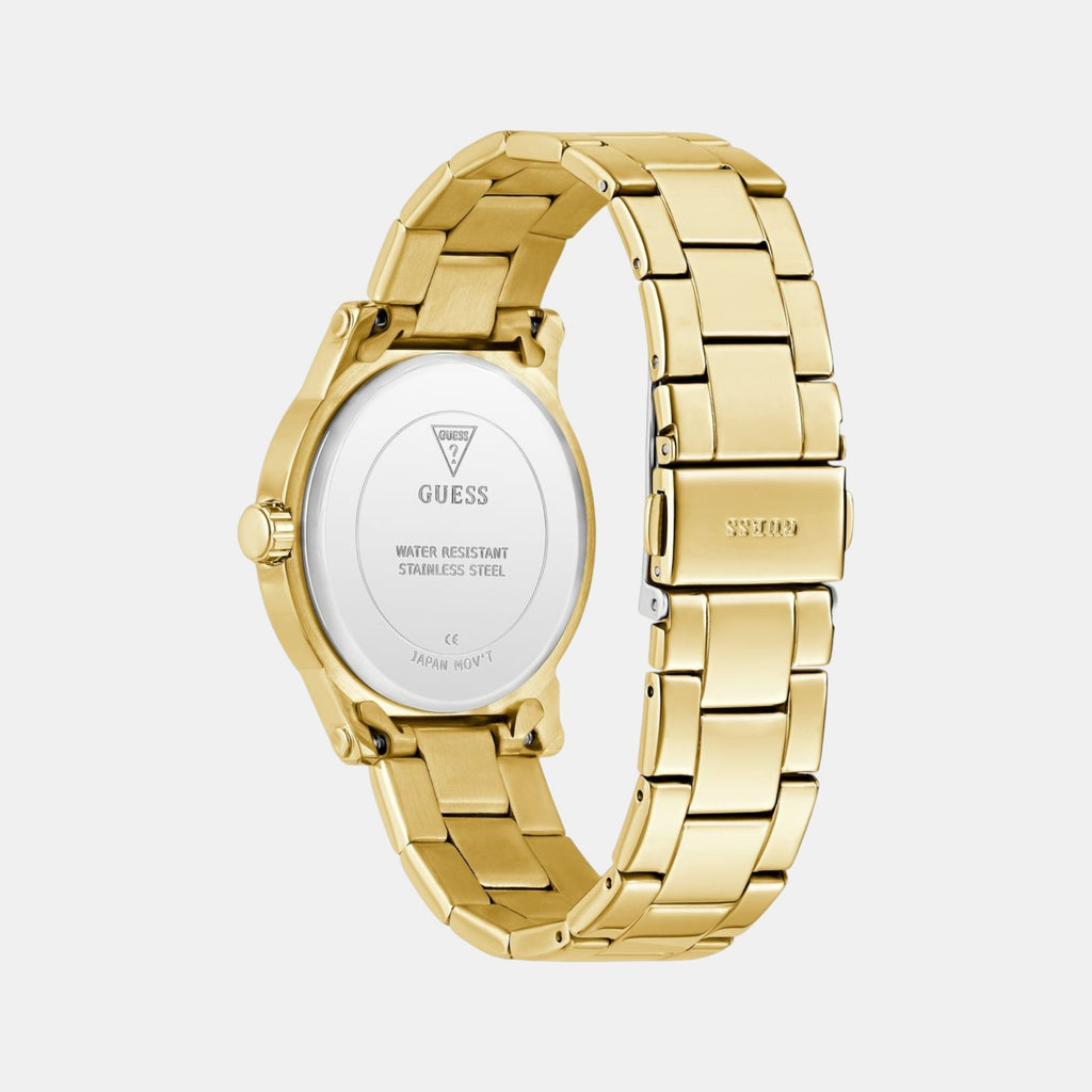 Annette Women Quartz Champagne Dial Analog Stainless Steel Watch GW0861L2