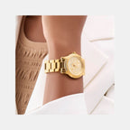 Annette Women Quartz Champagne Dial Analog Stainless Steel Watch GW0861L2