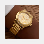 Annette Women Quartz Champagne Dial Analog Stainless Steel Watch GW0861L2