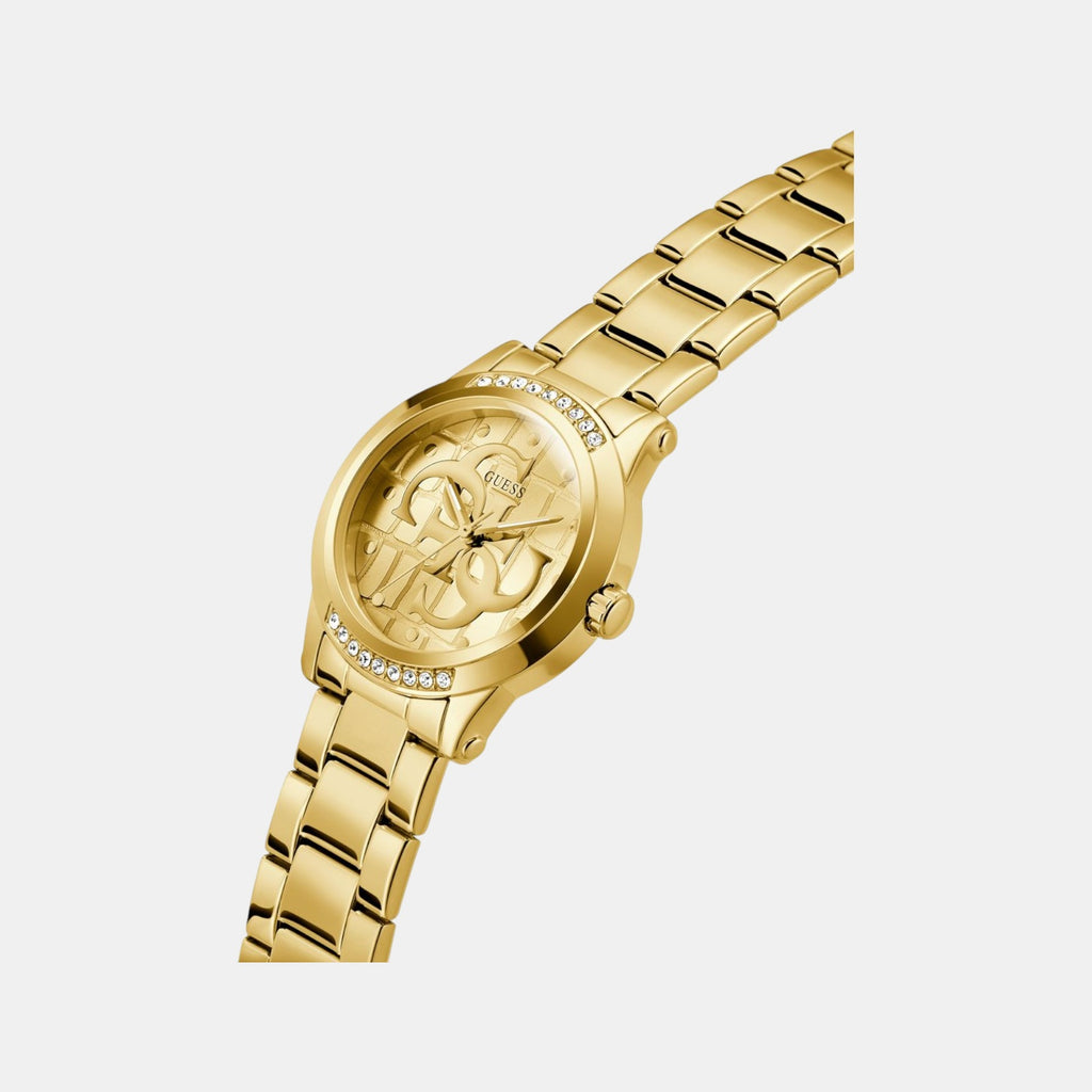 Annette Women Quartz Champagne Dial Analog Stainless Steel Watch GW0861L2