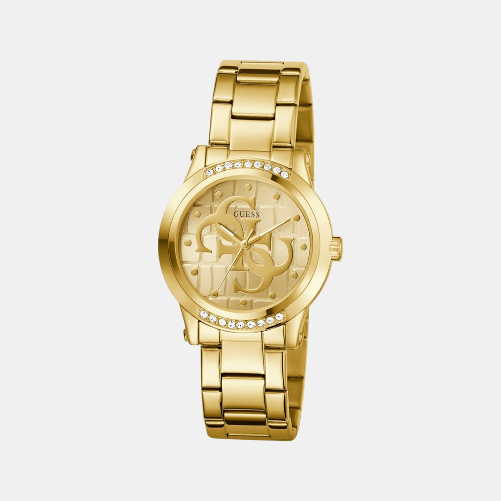 Annette Women Quartz Champagne Dial Analog Stainless Steel Watch GW0861L2