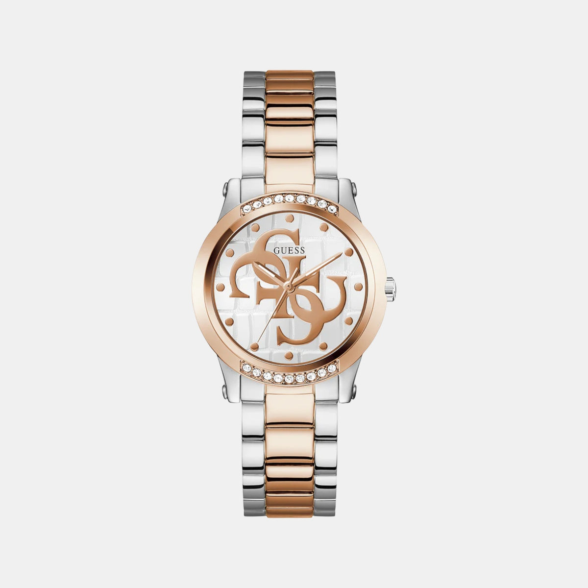 Gt Annette Women Quartz White Dial Analog Stainless Steel Watch Gw0861L5