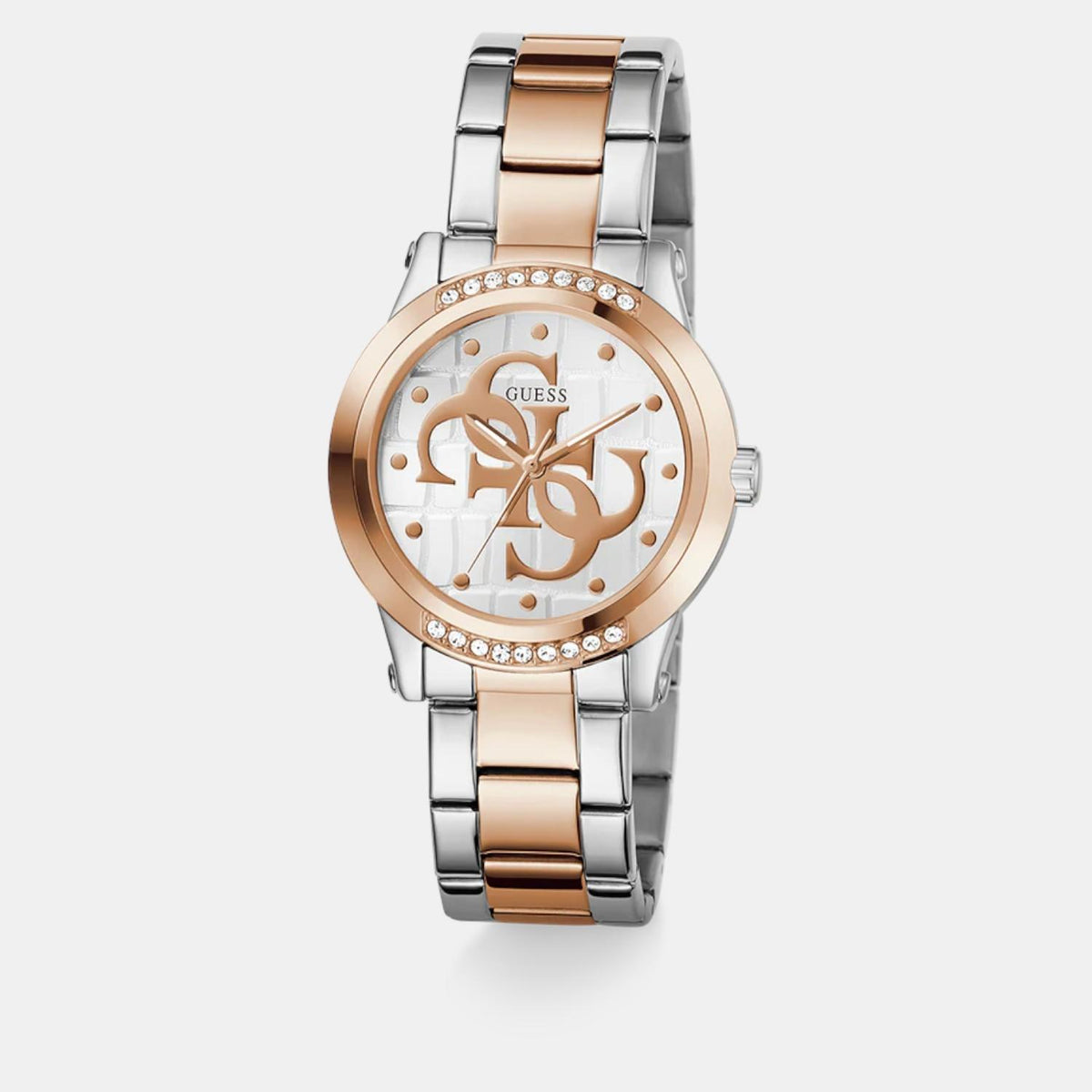 Gt Annette Women Quartz White Dial Analog Stainless Steel Watch Gw0861L5
