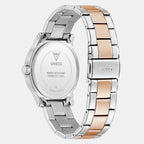 Women Quartz White Dial Analog Stainless Steel Watch GW0861L5