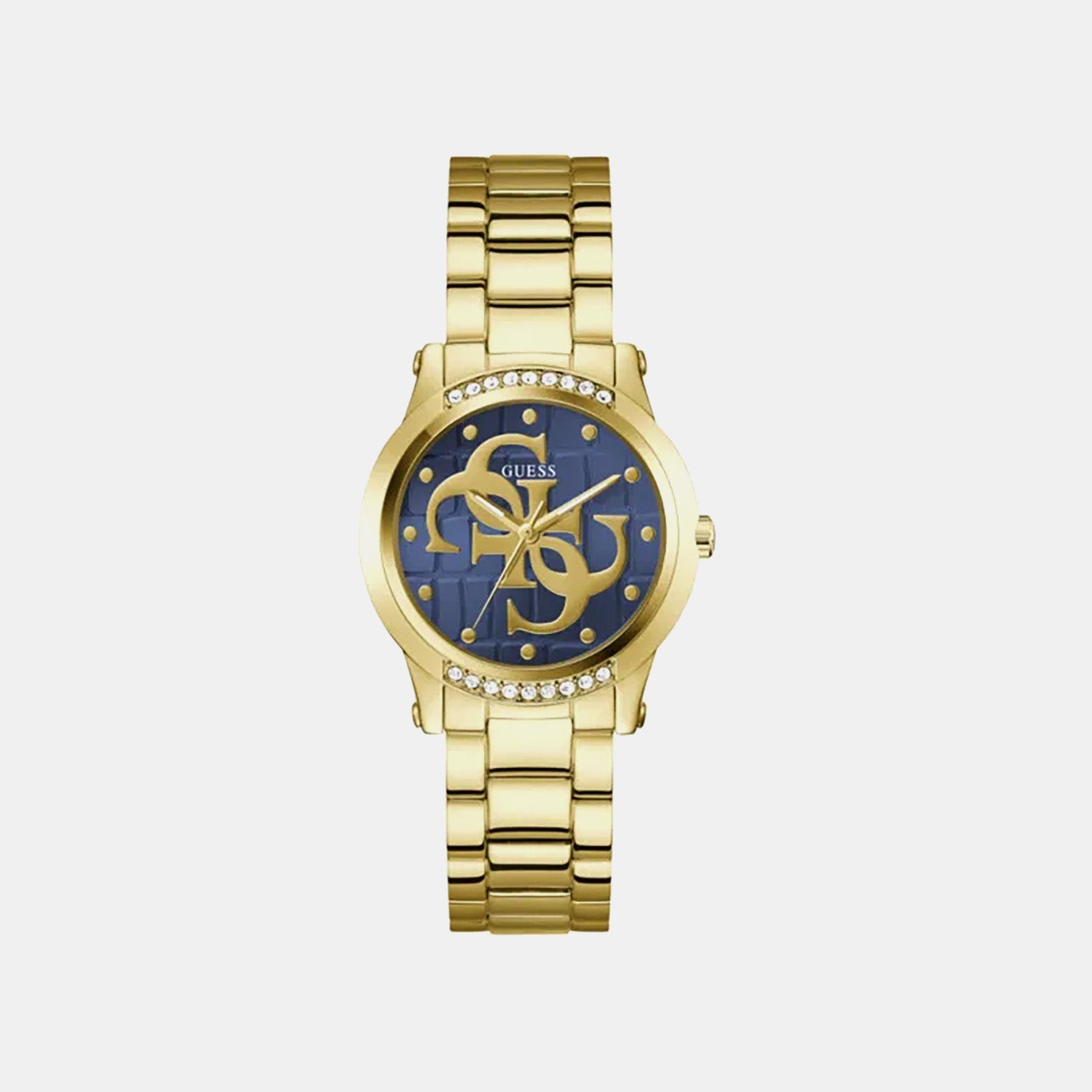 Women Quartz Blue Dial Analog Stainless Steel Watch GW0861L6