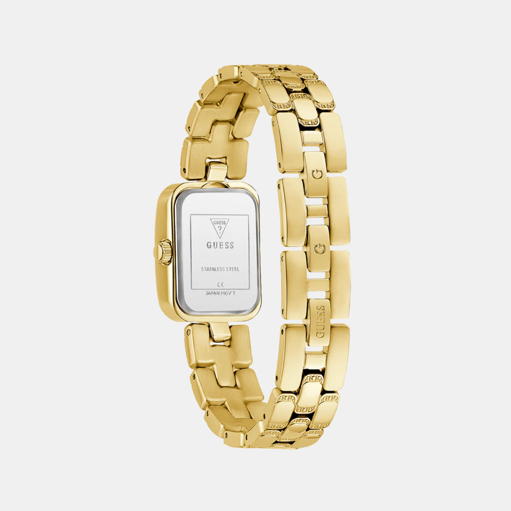 Women Quartz Silver Dial Analog Stainless Steel Watch GW0865L2