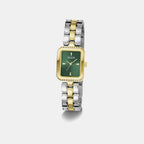 Isla Women Quartz Green Dial Analog Stainless Steel Watch GW0865L6