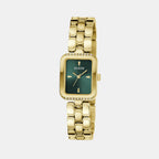 Isla Women Quartz Green Dial Analog Stainless Steel Watch GW0865L8
