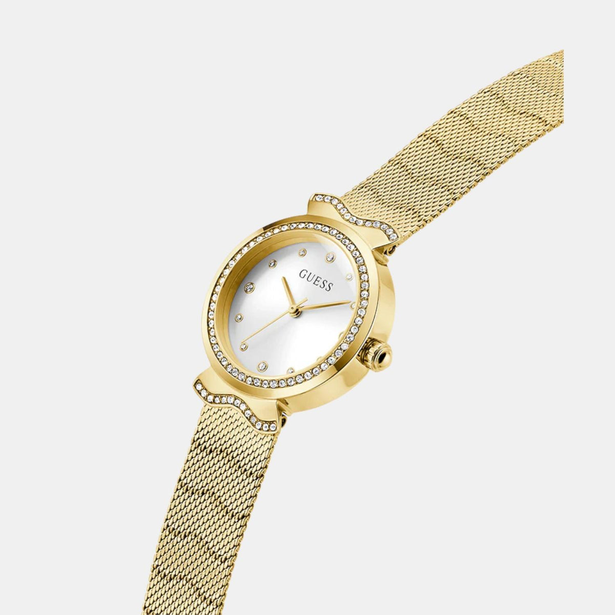 Gb Mermaid Women Quartz White Dial Analog Stainless Steel Watch Gw0866L2