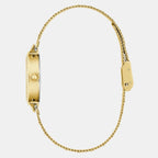 Women Quartz White Dial Analog Mesh Watch GW0866L2