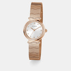 Women Quartz White Dial Analog Mesh Watch GW0866L3