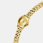Women Quartz Gold Dial Analog Stainless Steel Watch GW0867L2