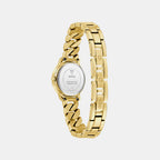 Women Quartz Gold Dial Analog Stainless Steel Watch GW0867L2