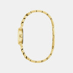 Women Quartz Gold Dial Analog Stainless Steel Watch GW0867L2