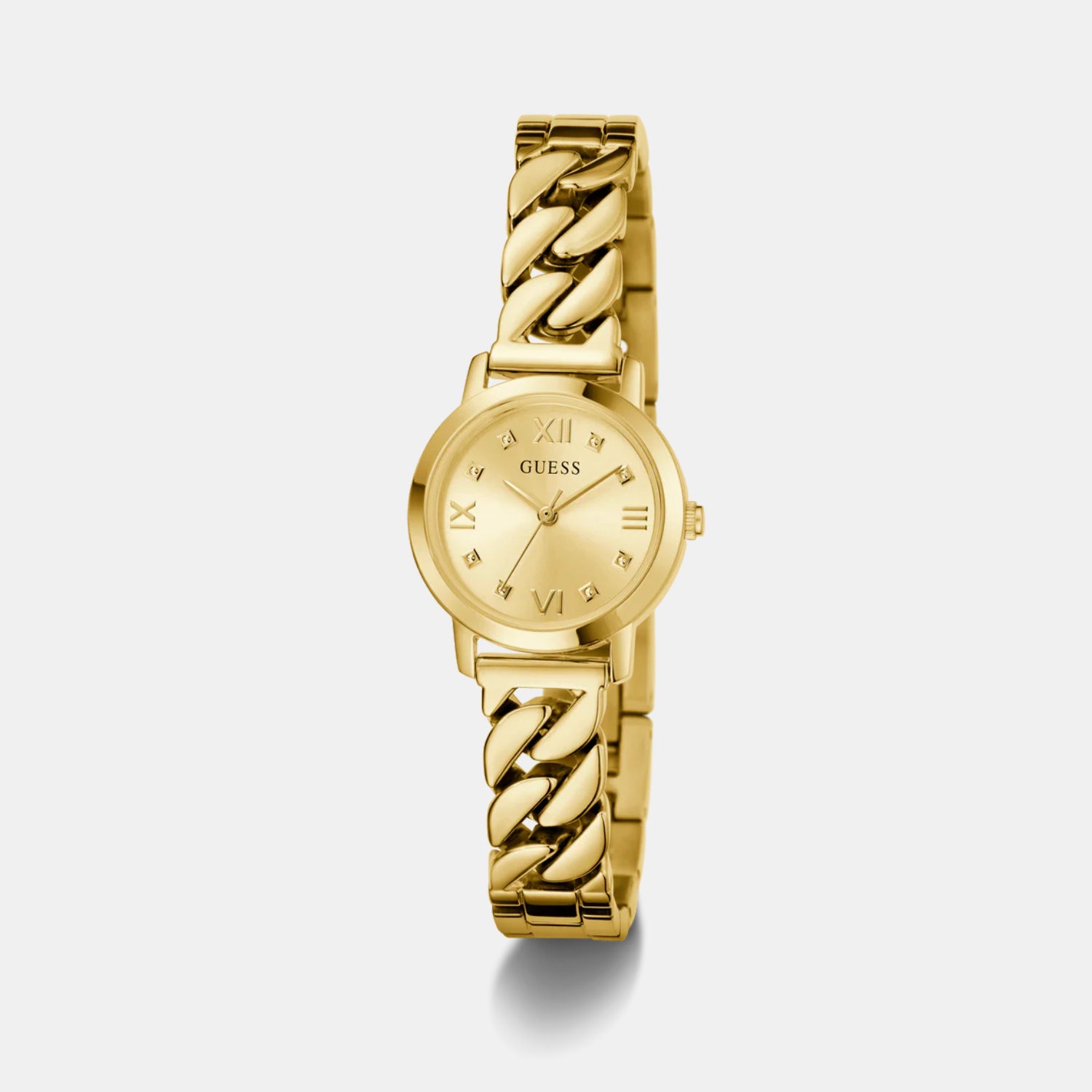 Women Quartz Gold Dial Analog Stainless Steel Watch GW0867L2