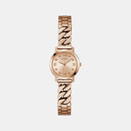 Women Quartz Rose Gold Dial Analog Stainless Steel Watch GW0867L3