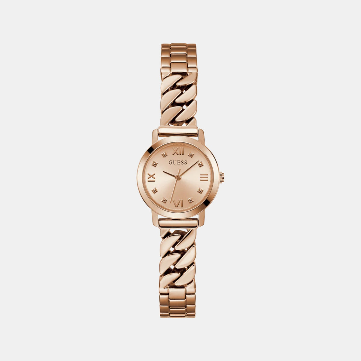 Gb Chime Women Quartz Rose Gold Dial Analog Stainless Steel Watch Gw0867L3