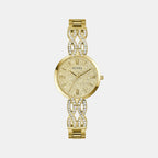 Gb Coral Women Quartz Gold Dial Analog Stainless Steel GW0868L2