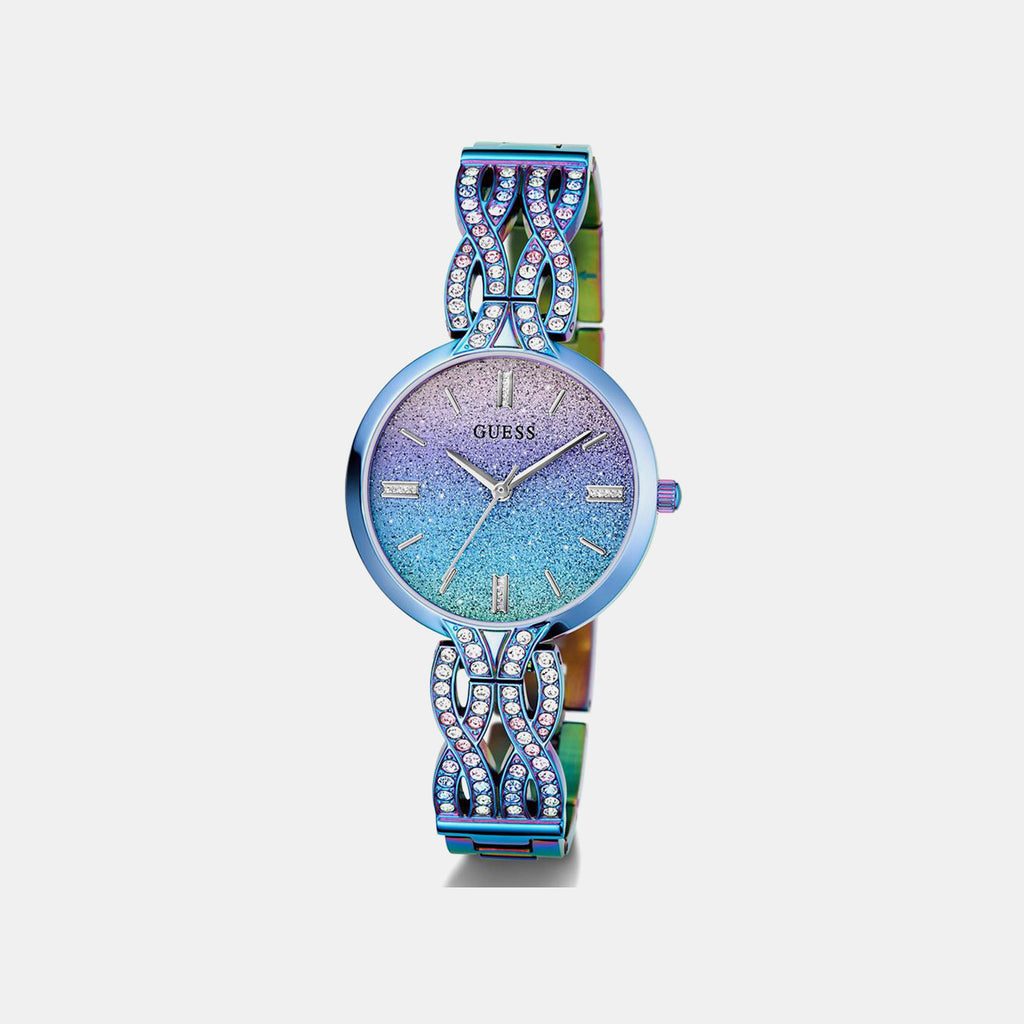 Gb Coral Women Quartz Multicolor Dial Analog Stainless Steel GW0868L3