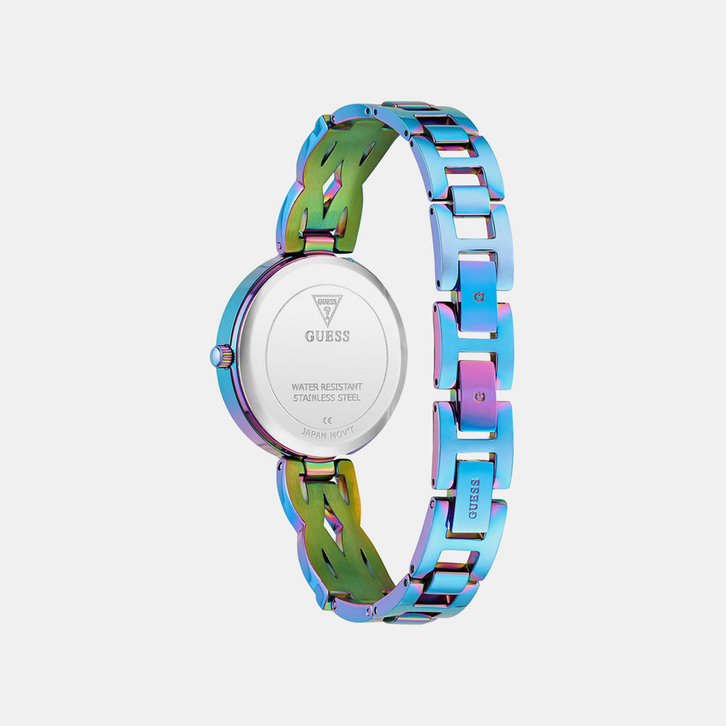Gb Coral Women Quartz Multicolor Dial Analog Stainless Steel GW0868L3