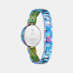 Coral Women Quartz Two Tone Dial Analog Recycled Steel Watch GW0868L3