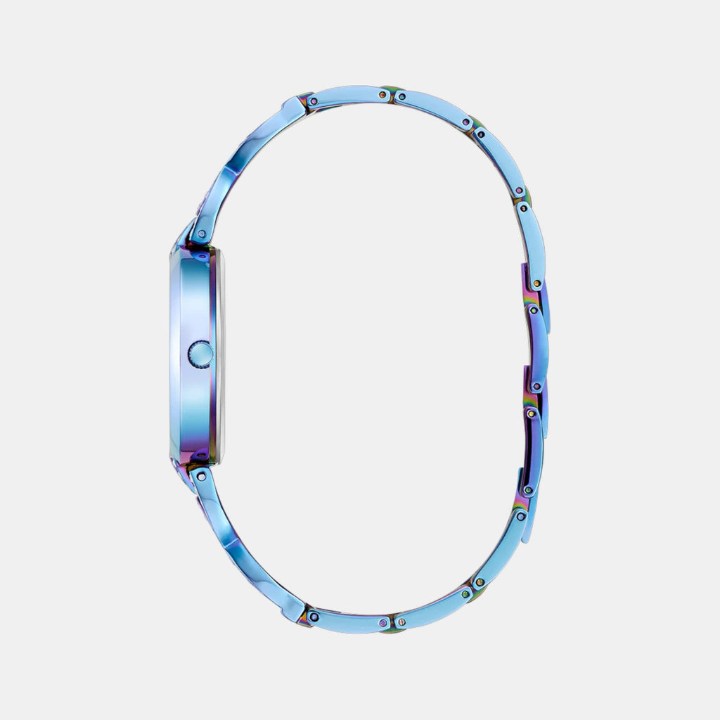 Coral Women Quartz Two Tone Dial Analog Recycled Steel Watch GW0868L3