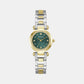 Women Quartz Green Dial Analog Stainless Steel Watch GW0869L1