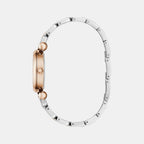 Guess Bejeweled Women Quartz Silver Dial Analog Stainless Steel Watch GW0869L2