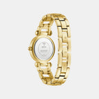 Guess Bejeweled Women Quartz Champagne Dial Analog Stainless Steel Watch GW0869L4