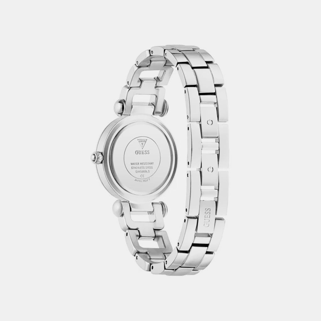Women Quartz Green Dial Analog Stainless Steel Watch GW0869L5