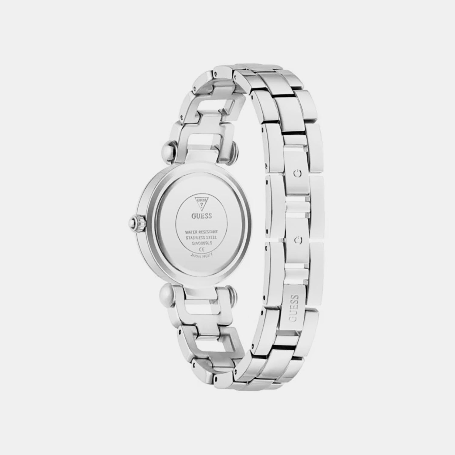 Women Quartz Green Dial Analog Stainless Steel Watch GW0869L5