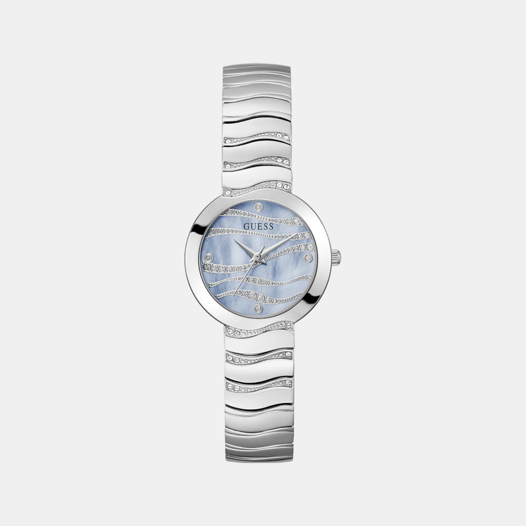 Women Quartz Blue Dial Analog Stainless Steel Watch GW0871L1