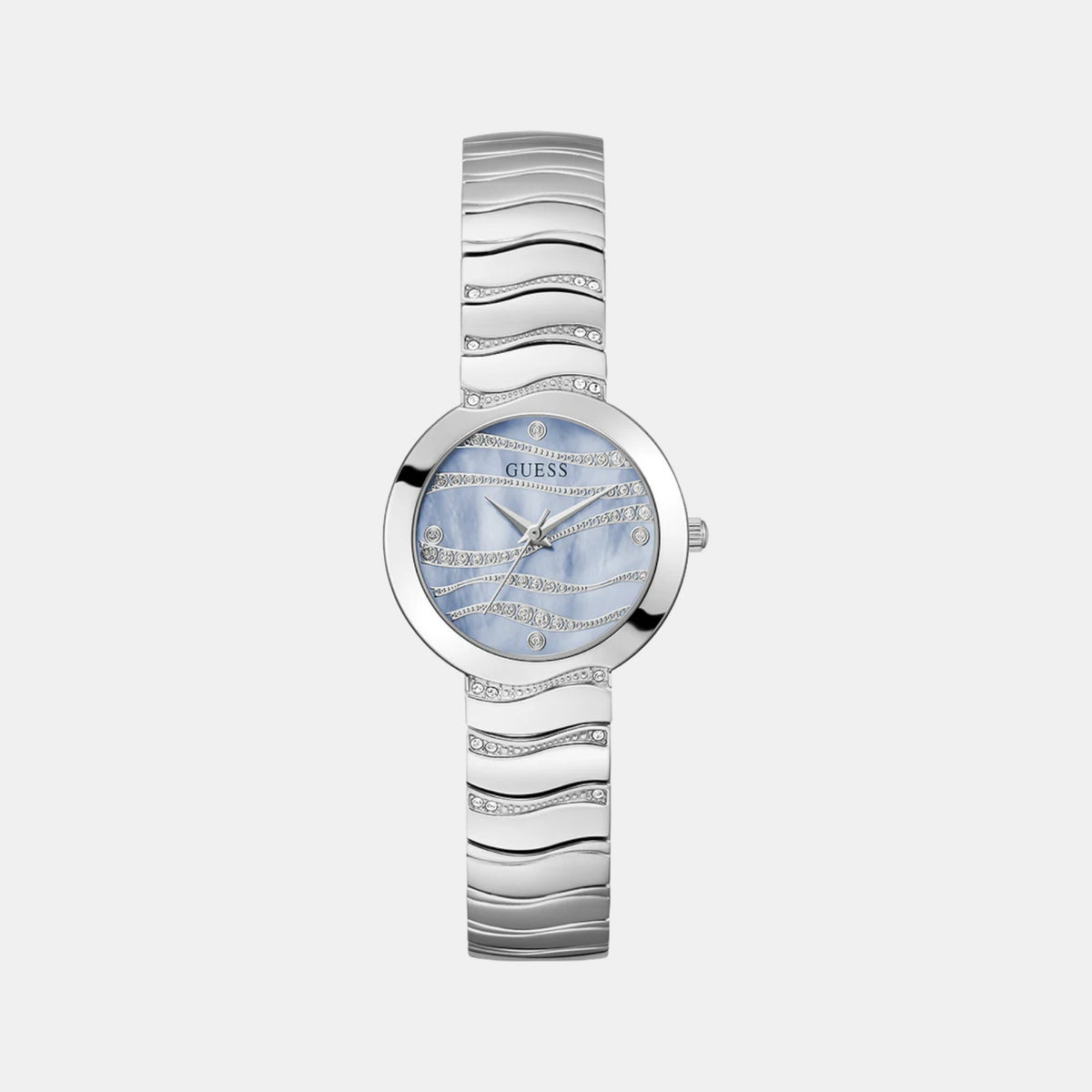 Gd Laguna Women Quartz Blue Dial Analog Stainless Steel Watch Gw0871L1