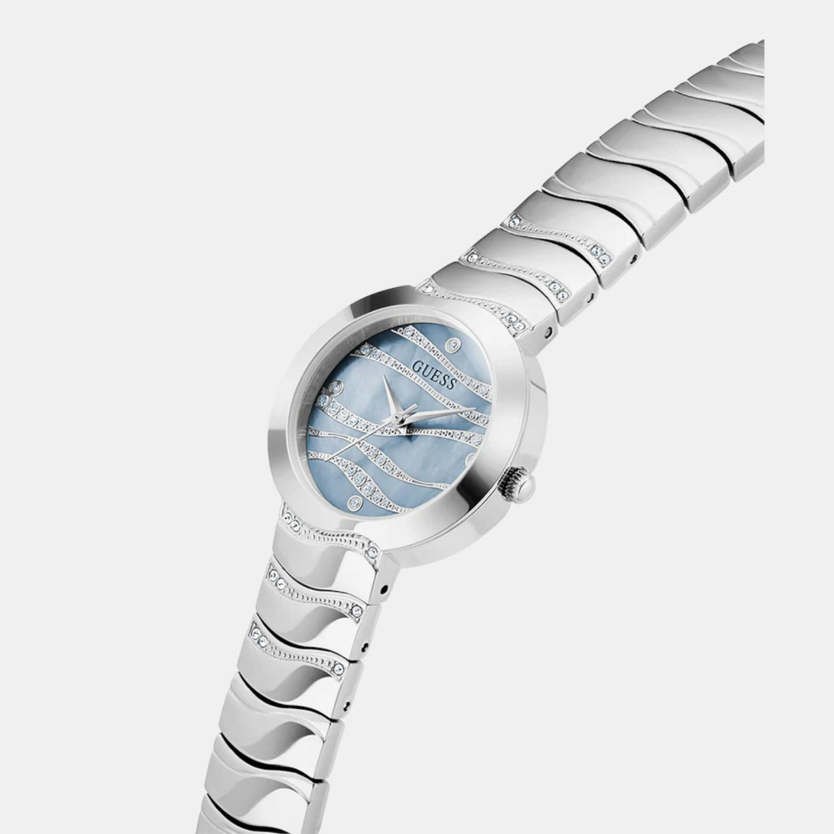 Gd Laguna Women Quartz Blue Dial Analog Stainless Steel Watch Gw0871L1