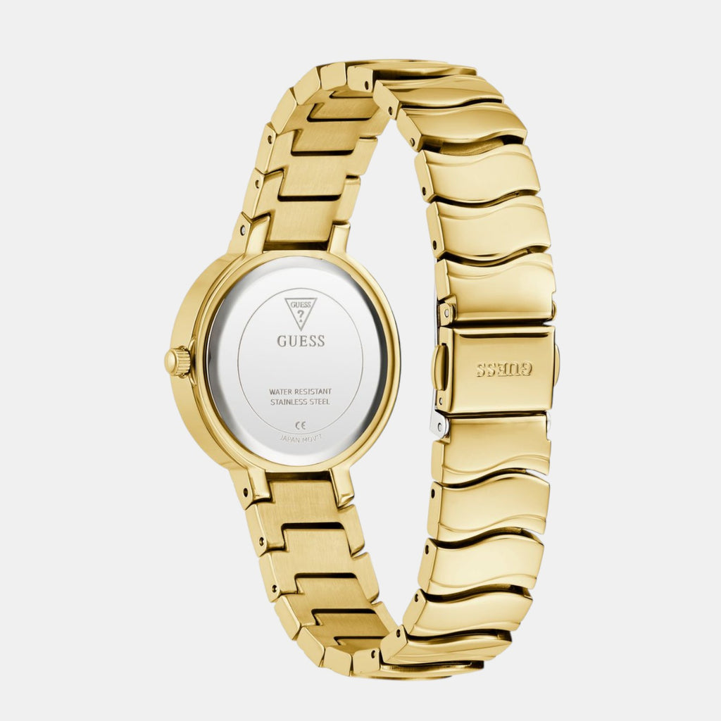 Guess Dress Women Quartz Green Dial Analog Stainless Steel Watch GW0871L2