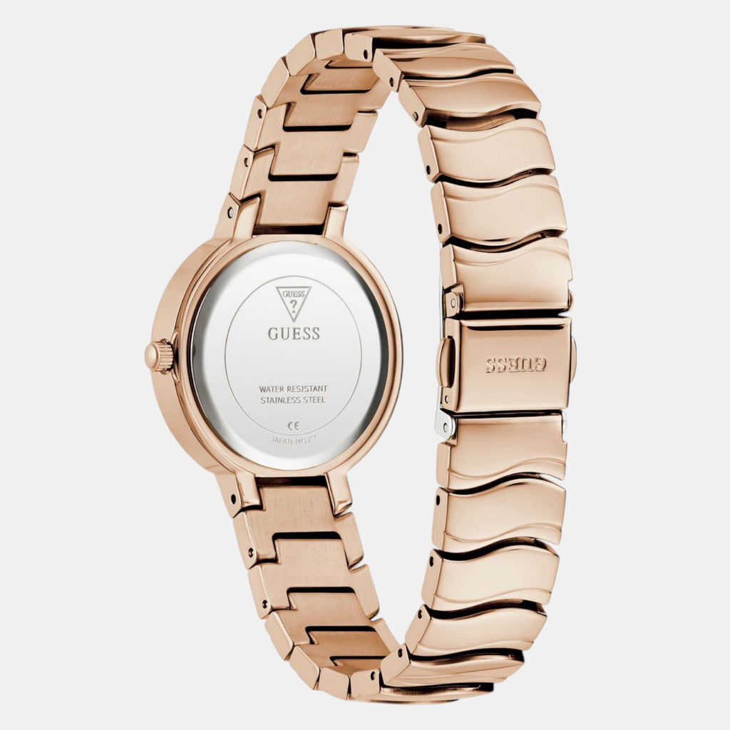 Guess Dress Men Quartz White Dial Analog Stainless Steel Watch GW0871L3