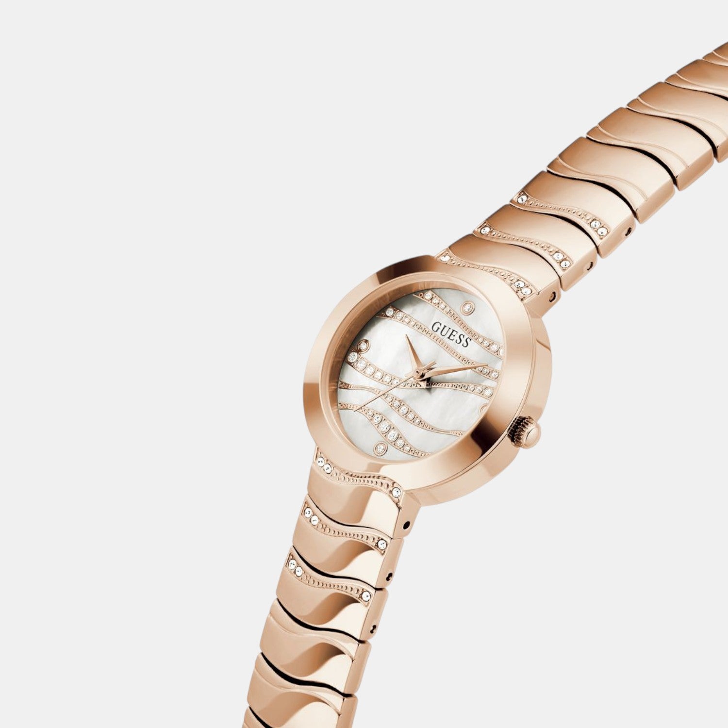 Guess Dress Men Quartz White Dial Analog Stainless Steel Watch GW0871L3