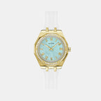Women Quartz Mother Of Pearl Dial Analog Stainless Steel Watch GW0872L1