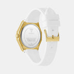 Women Quartz Mother Of Pearl Dial Analog Stainless Steel Watch GW0872L1