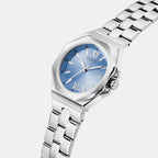 Women Quartz Blue Dial Analog Stainless Steel Watch GW0873L1
