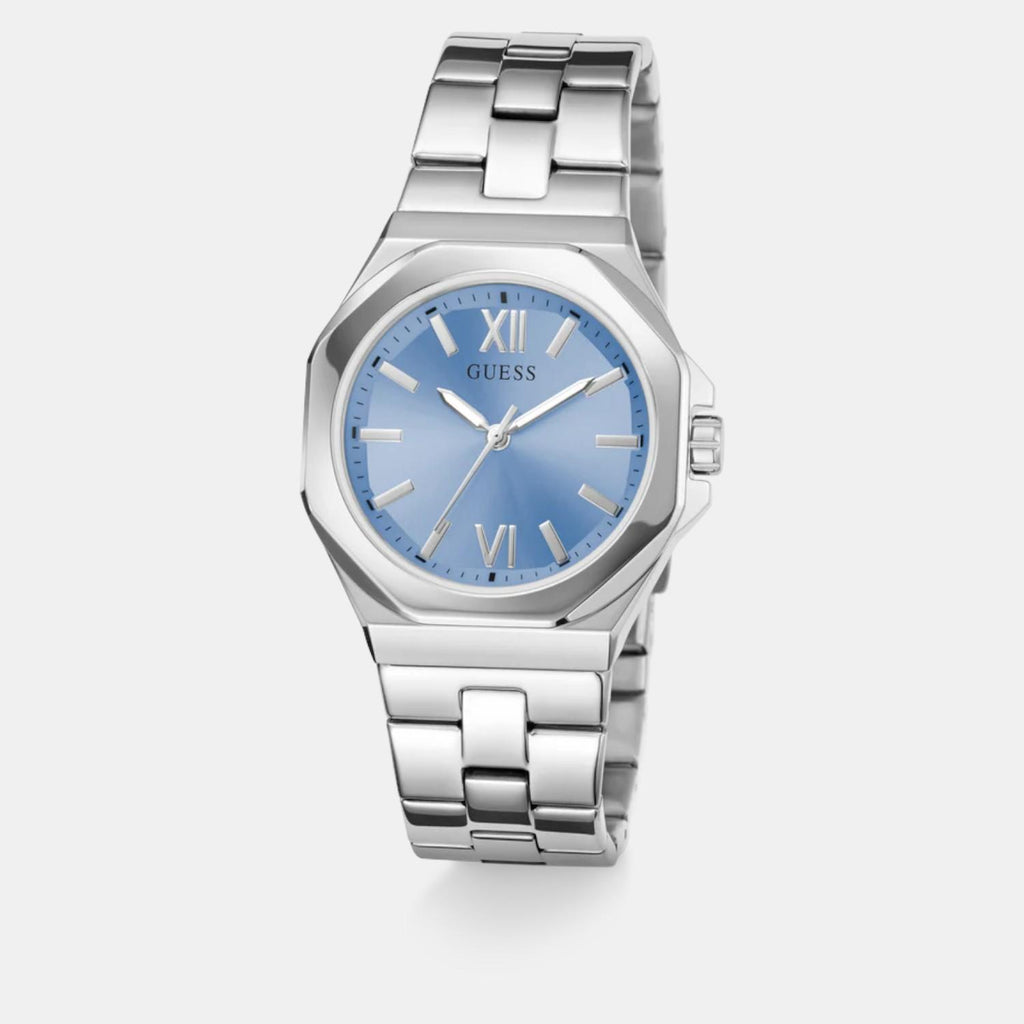 Women Quartz Ice Blue Dial Analog Stainless Steel Watch GW0873L1