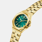 Gd Empress Women Quartz Green Dial Analog Stainless Steel GW0873L2