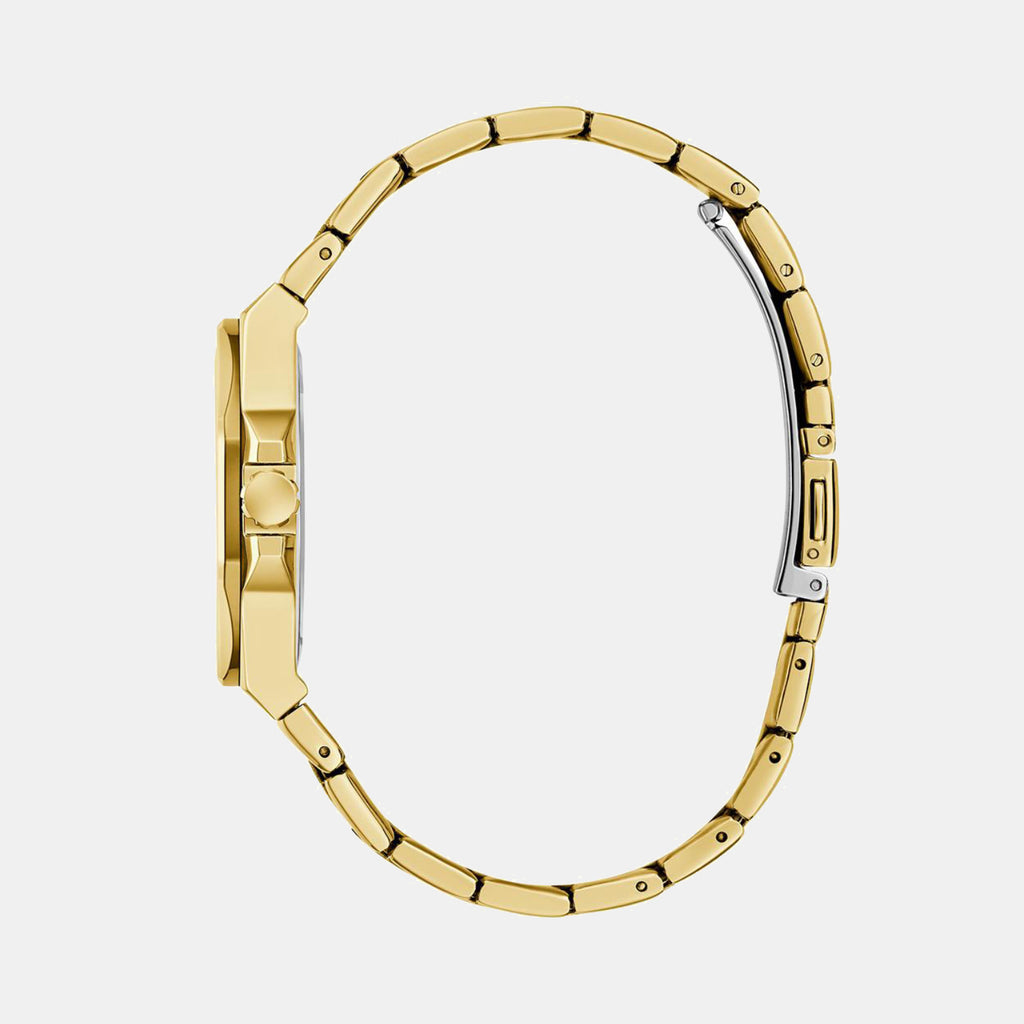 Guess Dress Women Quartz Green Dial Analog Stainless Steel Watch GW0873L2