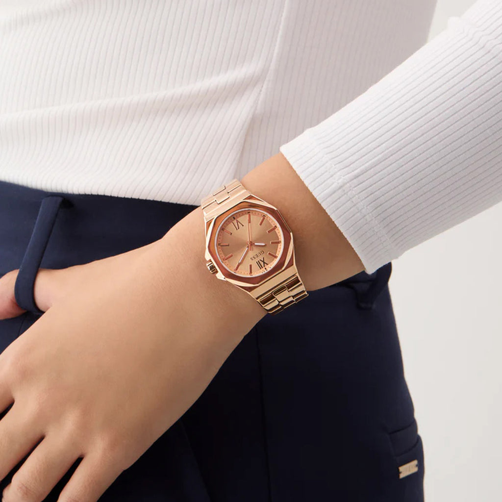 Gd Empress Women Quartz Rose Gold Dial Analog Stainless Steel GW0873L3