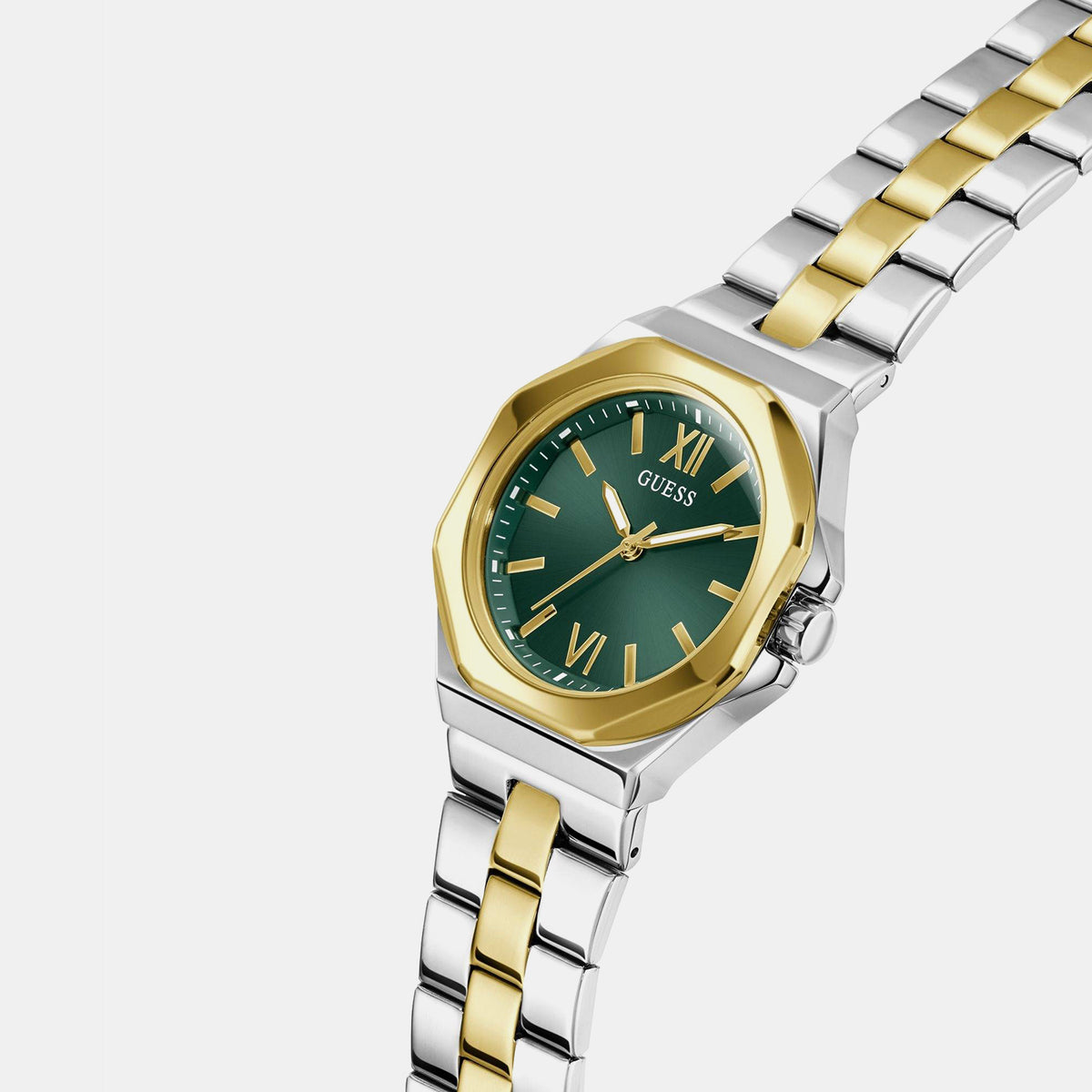 Gd Empress Women Quartz Green Dial Analog Stainless Steel Watch Gw0873L4