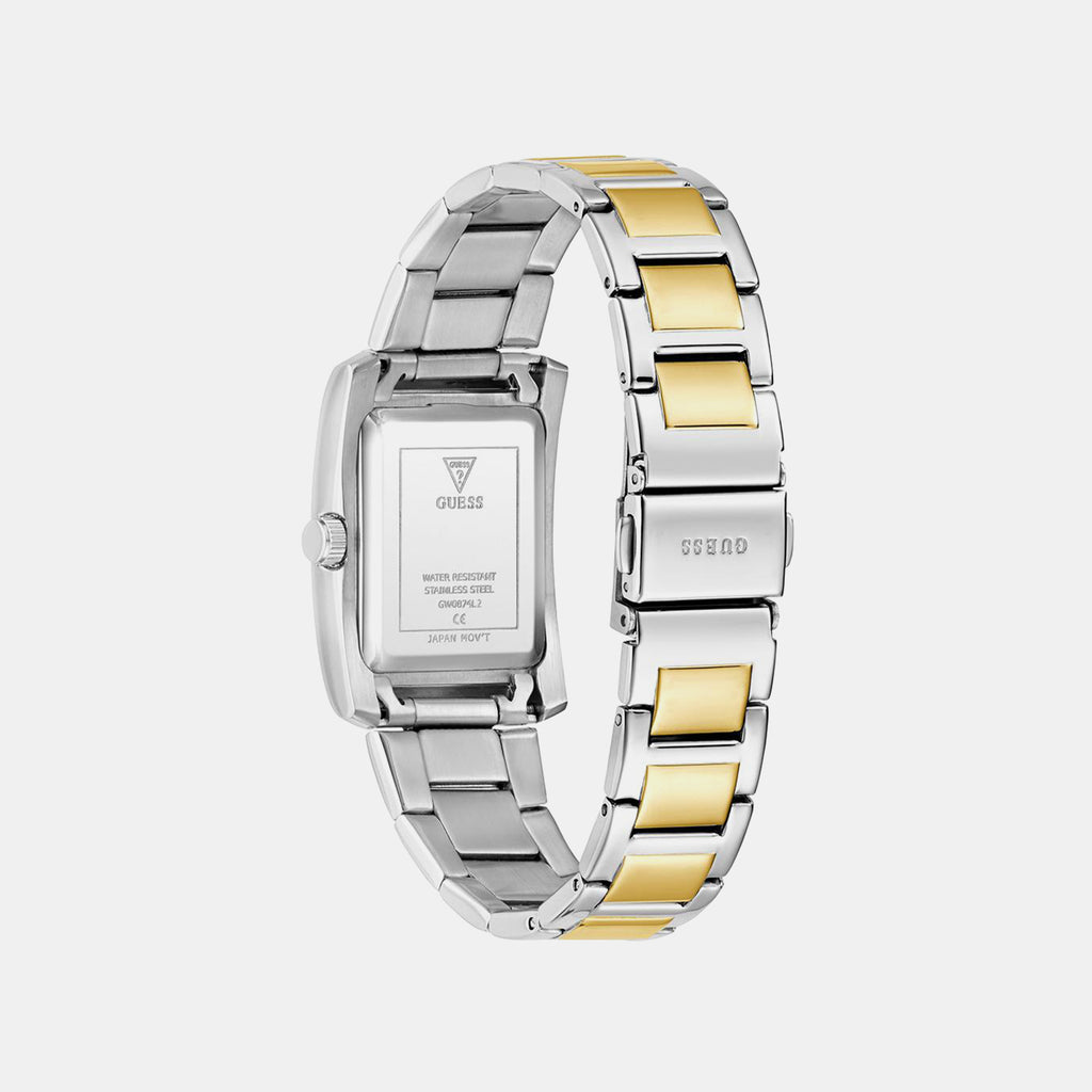 Women Quartz Green Dial Analog Stainless Steel Watch GW0874L2