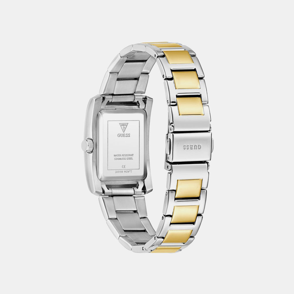 Women Quartz Black Dial Analog Stainless Steel Watch GW0876L3