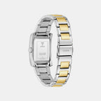 Women Quartz Black Dial Analog Stainless Steel Watch GW0876L3