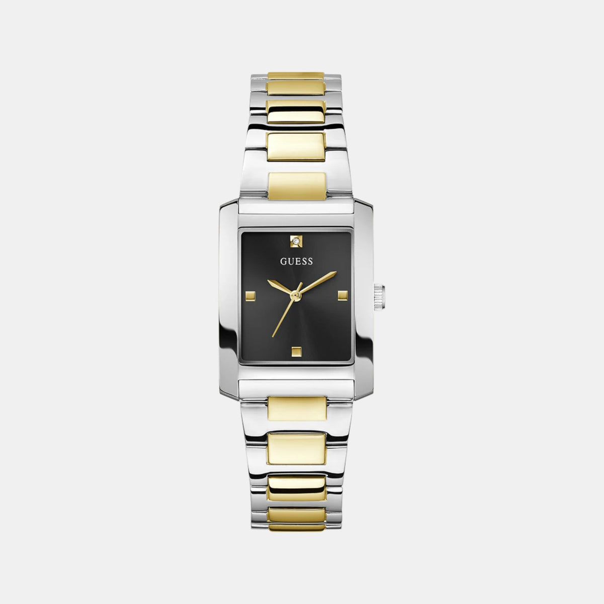 Gd Bonnie Women Quartz Black Dial Analog Stainless Steel Watch Gw0876L3
