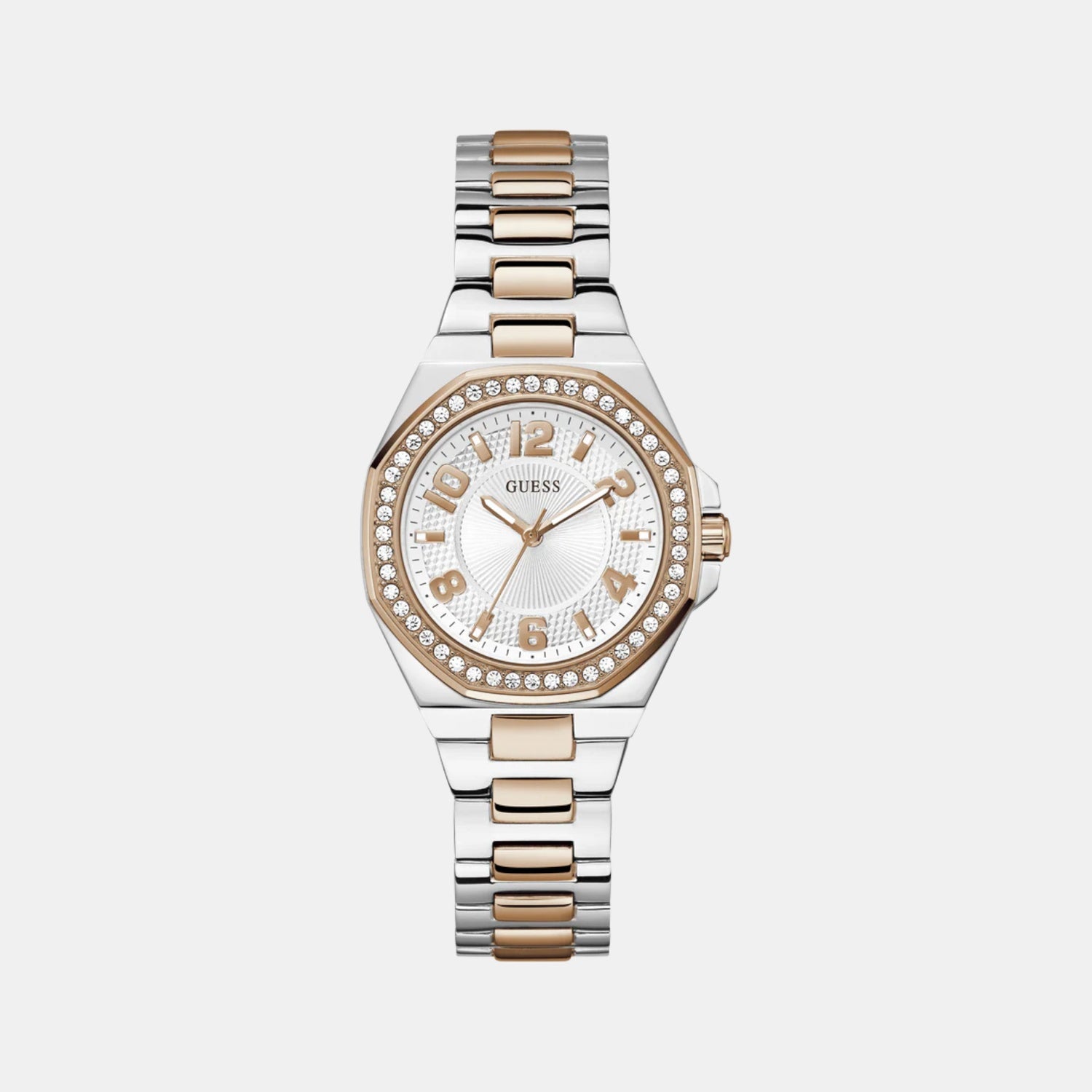 Women Quartz White Dial Analog Stainless Steel Watch GW0877L4